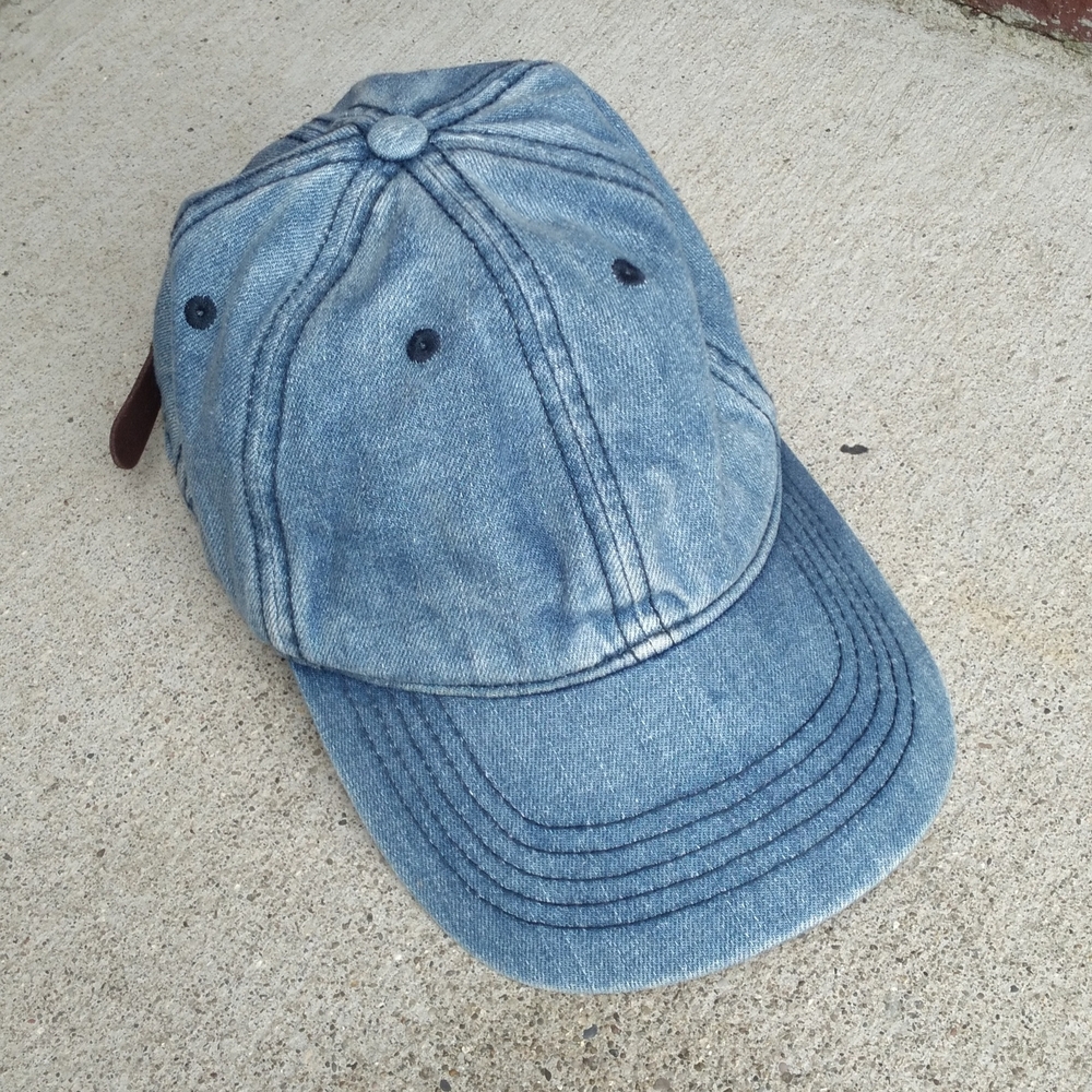 Blue Denim Baseball Cap